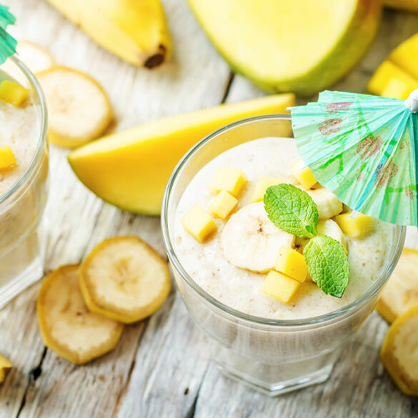 Recette smoothie protéiné mangue acidulée